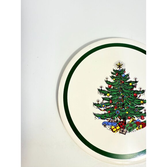 Trivet Hot Plate Christmas Tree Cuthbertson Porcelain Ceramic Holiday Decor - Picture 5 of 14